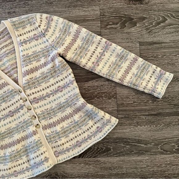 Lauren Ralph Lauren 100% Lambs Wool cardigan sweater - Picture 4 of 7